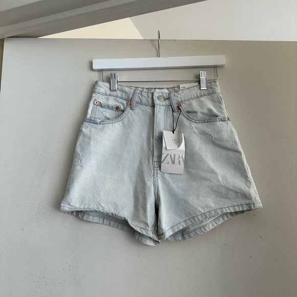Zara High Rise Shorts NWT - Picture 3 of 5